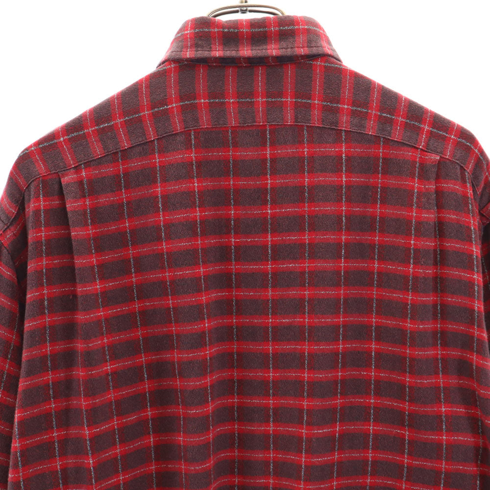 RRL ダブルアールエル 90s 赤3星 初期タグ オールド 長袖 チェックシャツ S レッド系 ラルフローレン メンズ