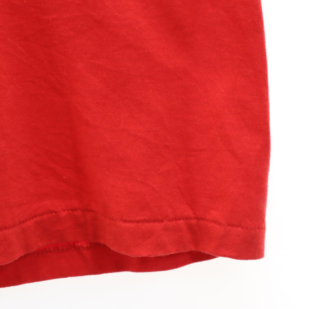 Hanes ヘインズ 90s USA製 オールド プリント 半袖 Tシャツ XL レッド メンズ
