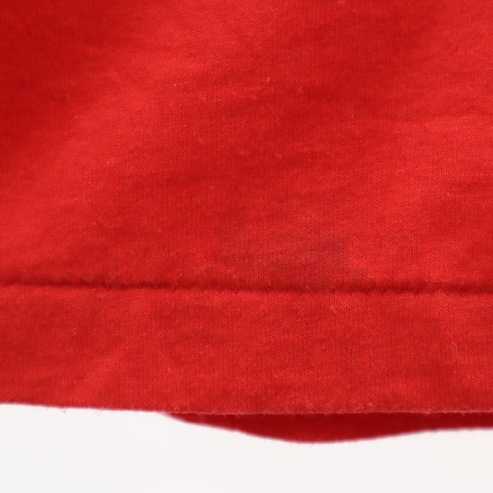 Hanes ヘインズ 90s USA製 オールド プリント 半袖 Tシャツ XL レッド メンズ