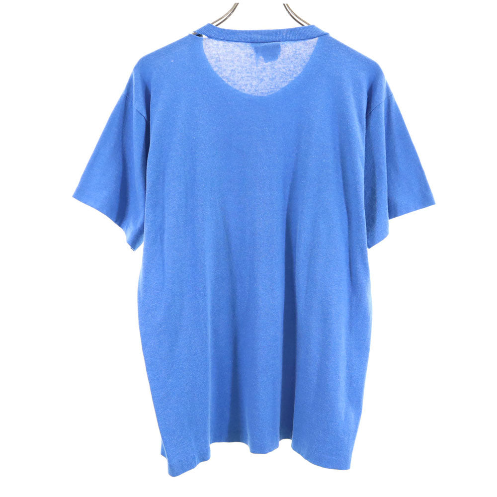 CocaCola コカコーラ 80s ヴィンテージ 半袖 シングルステッチ Tシャツ L ブルー メンズ
