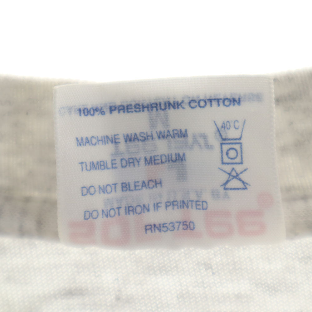 SOF TEE 90s USA製 オールド プリント 半袖 Tシャツ M グレー系 SOF TEE メンズ