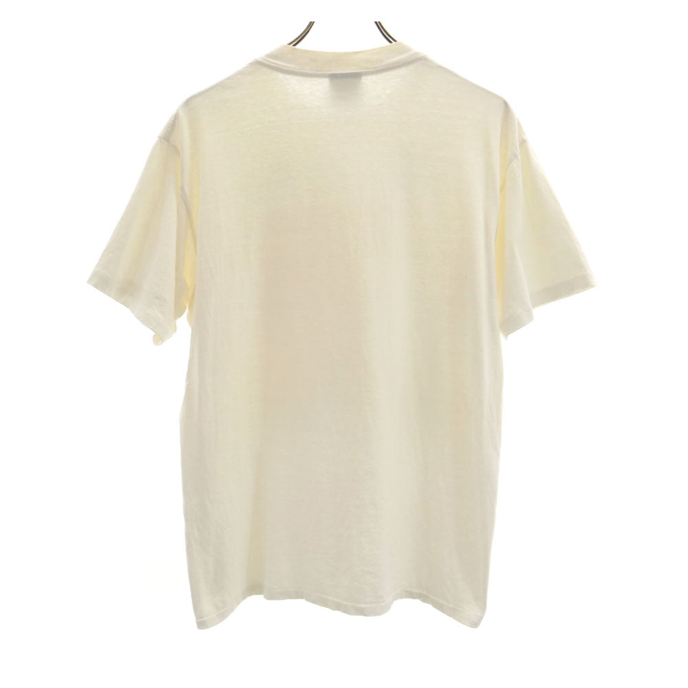 オニータ 90s USA製 オールド 半袖 シングルステッチ Tシャツ L アイボリー系 ONEITA 丸胴 メンズ