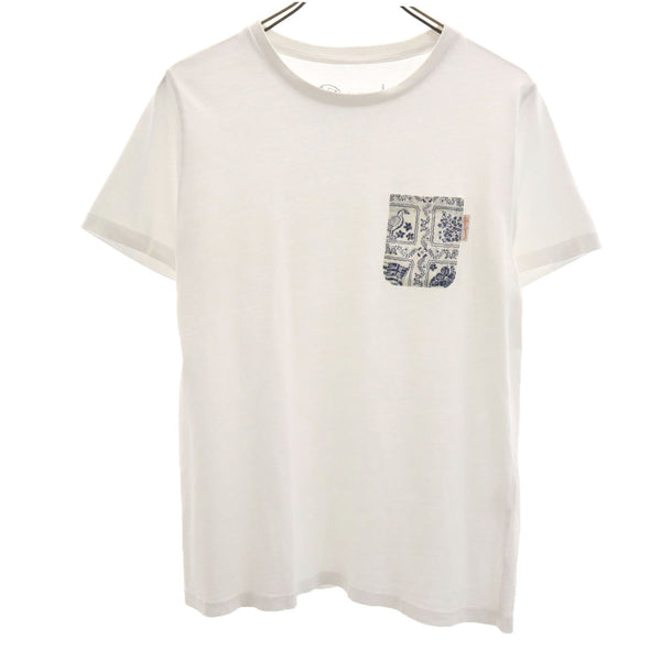 レインスプーナー 半袖 Tシャツ L ホワイト reyn spooner ポケT メンズ