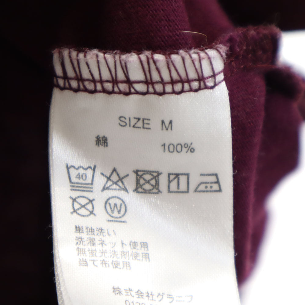 グラニフ ハムスター 半袖 Tシャツ M ボルドー graniph ロールアップ袖 RELAX レディース