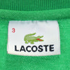 ラコステ 半袖 ポロシャツ 3 グリーン LACOSTE 鹿の子地 メンズ