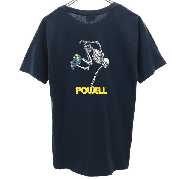 パウエル クラシック バックプリント 半袖 Tシャツ S ネイビー POWELL メンズ