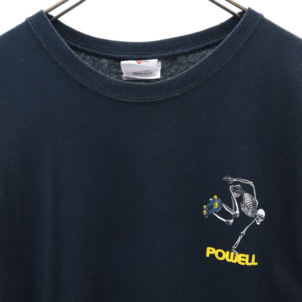 POWELL パウエル クラシック バックプリント 半袖 Tシャツ S ネイビー メンズ