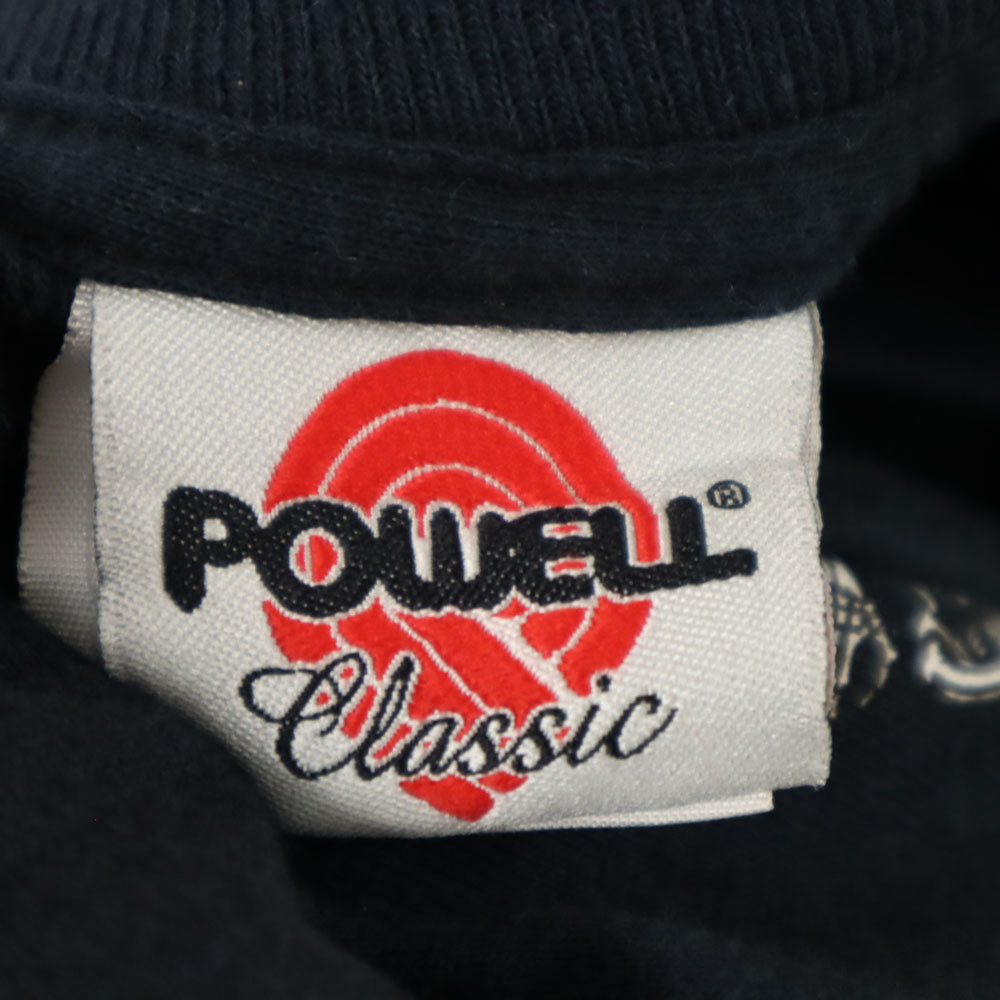 POWELL パウエル クラシック バックプリント 半袖 Tシャツ S ネイビー メンズ