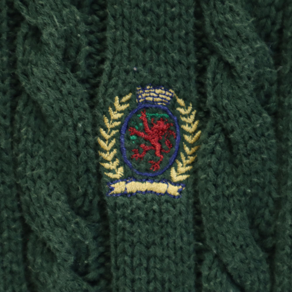 TOMMY HILFIGER トミーヒルフィガー 90s オールド フラッグタグ 長袖 セーター XL グリーン系 ニット メンズ