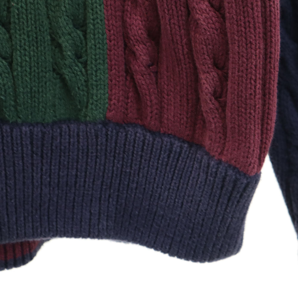 TOMMY HILFIGER トミーヒルフィガー 90s オールド フラッグタグ 長袖 セーター XL グリーン系 ニット メンズ