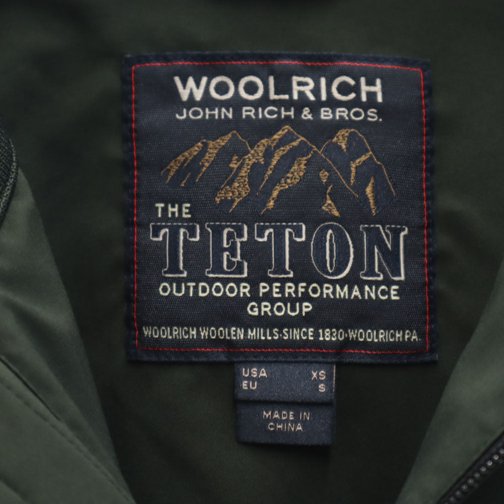 未使用 ウールリッチ ジップジャケット XS グリーン系 WOOLRICH タグ付き メンズ