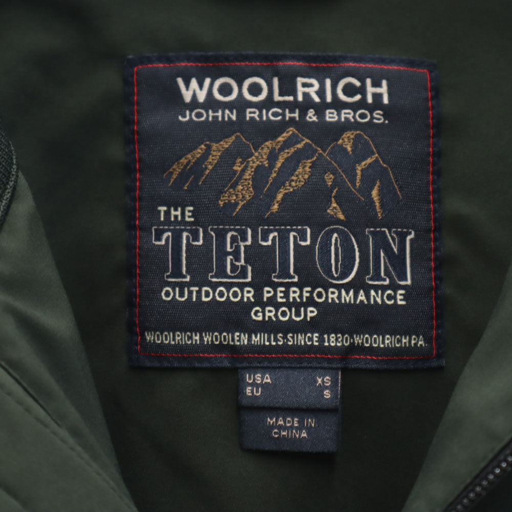 未使用 WOOLRICH ウールリッチ ジップジャケット XS グリーン系 タグ付き メンズ
