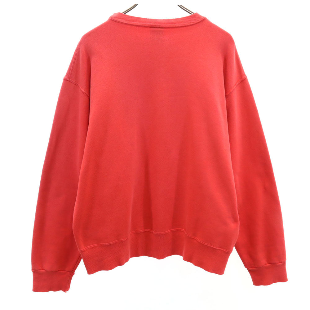 Champion チャンピオン 90s USA製 青タグ オールド 長袖 スウェット トレーナー XL レッド 裏起毛 メンズ