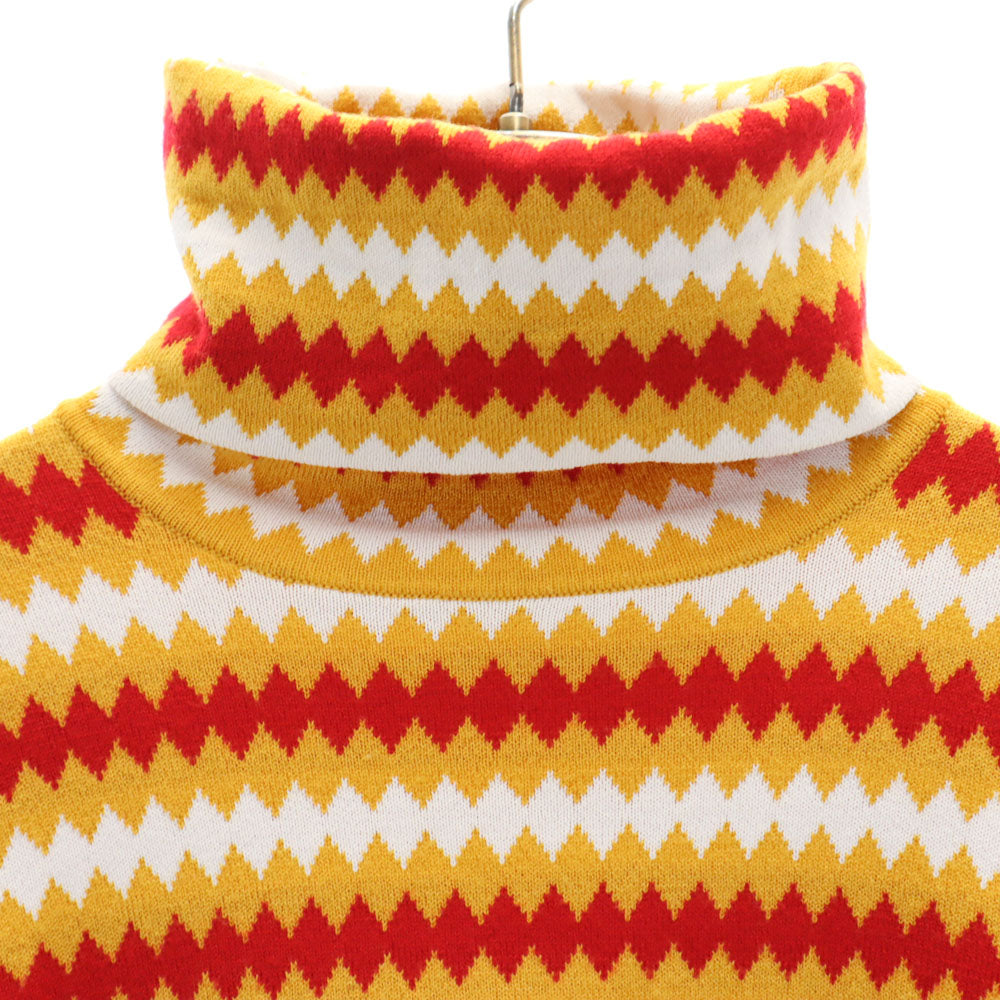 MONCLER モンクレール ブルガリア製 長袖 タートルネック セーター XS マスタード 他 ニット MAGLIONE TRICOT CICLISTA レディース