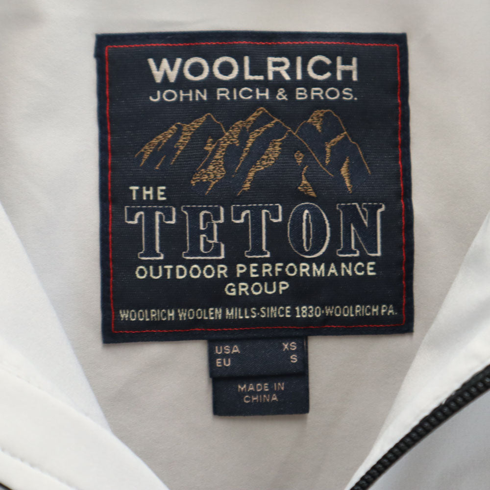 未使用 WOOLRICH ウールリッチ ソフトシェル ボンバー ジャケット S グレー TETON メンズ