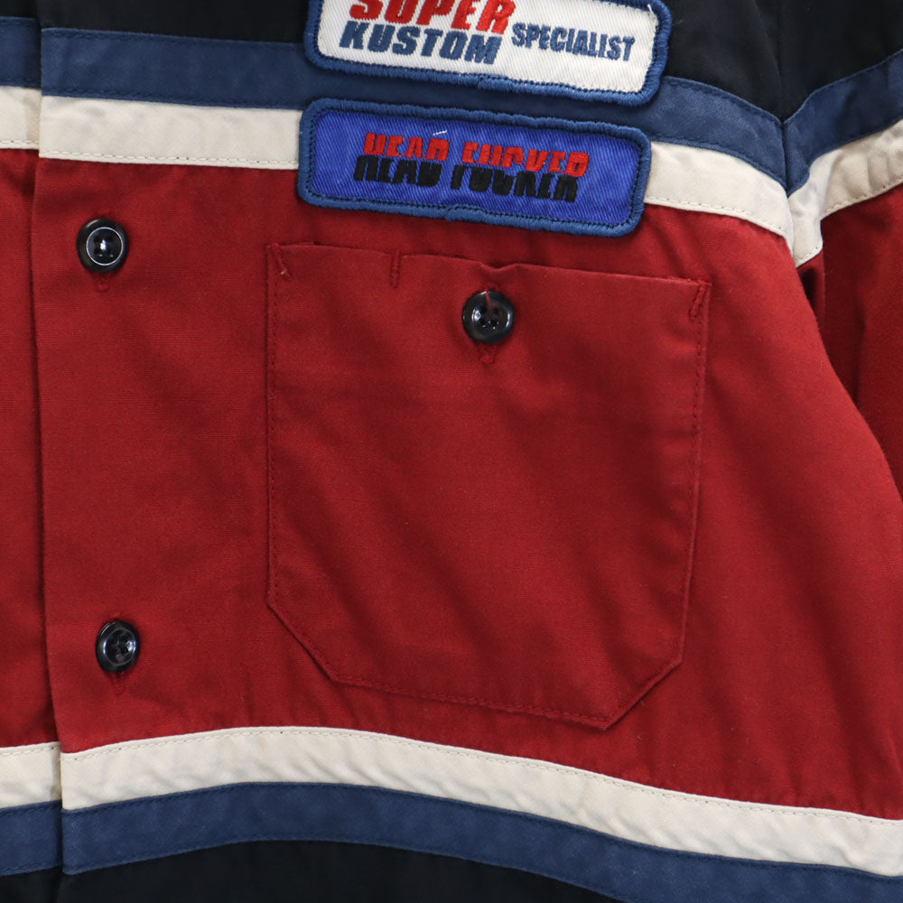 HYSTERIC ヒステリック 日本製 長袖 ワークシャツ FREE ブラック 他 レディース