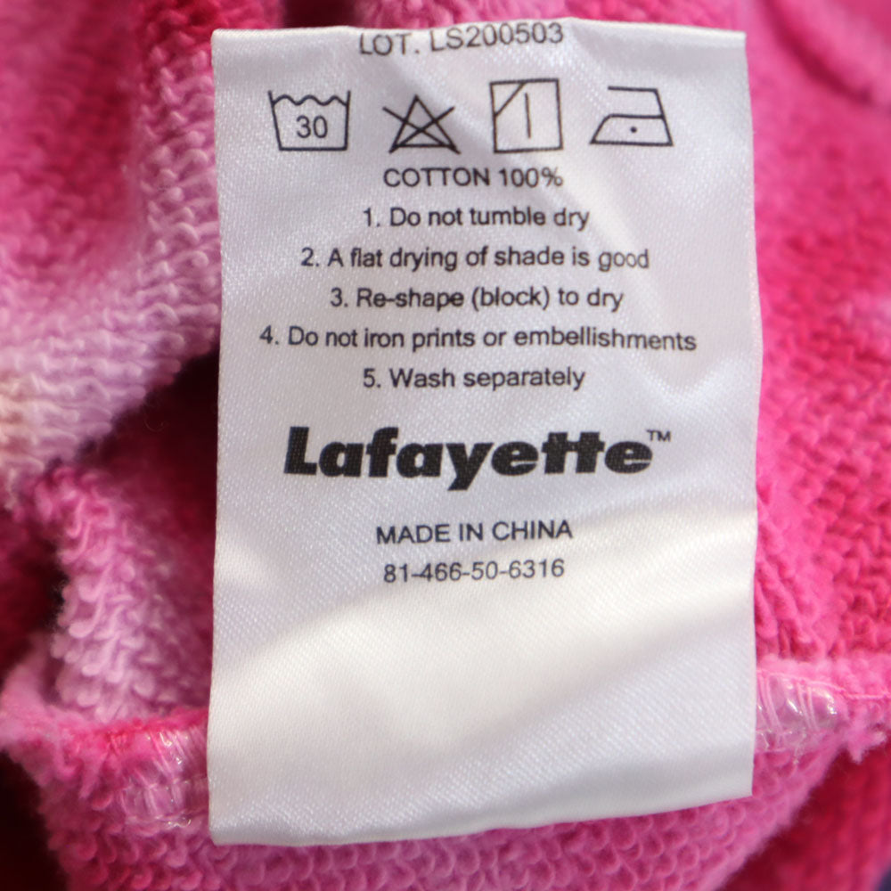 Lafayette ラファイエット タイダイ柄 長袖 スウェットパーカー M 水色 他 メンズ