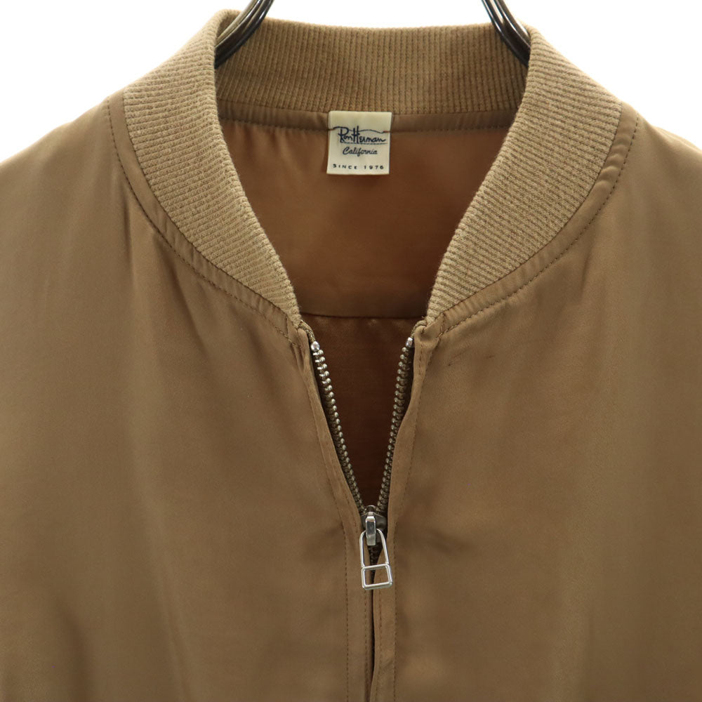 Ron Herman ロンハーマン 日本製 ブルゾン XS ベージュブラウン ジャケット レディース