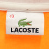 ラコステ 日本製 半袖 ポロシャツ 40 オレンジ LACOSTE パイル地 レディース