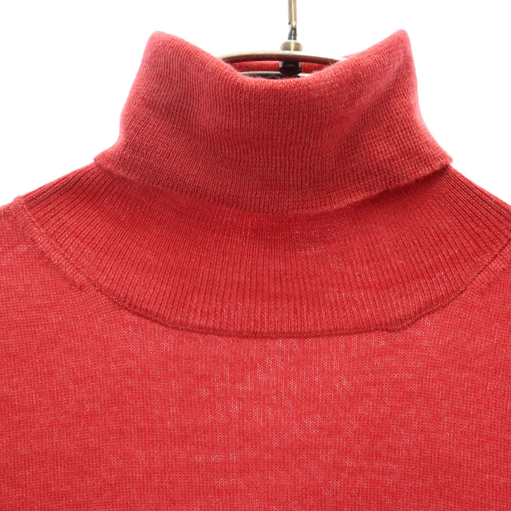 ピーエスポールスミス 半袖 タートルネック ニット M レッド系 PS Paul Smith woman セーター レディース