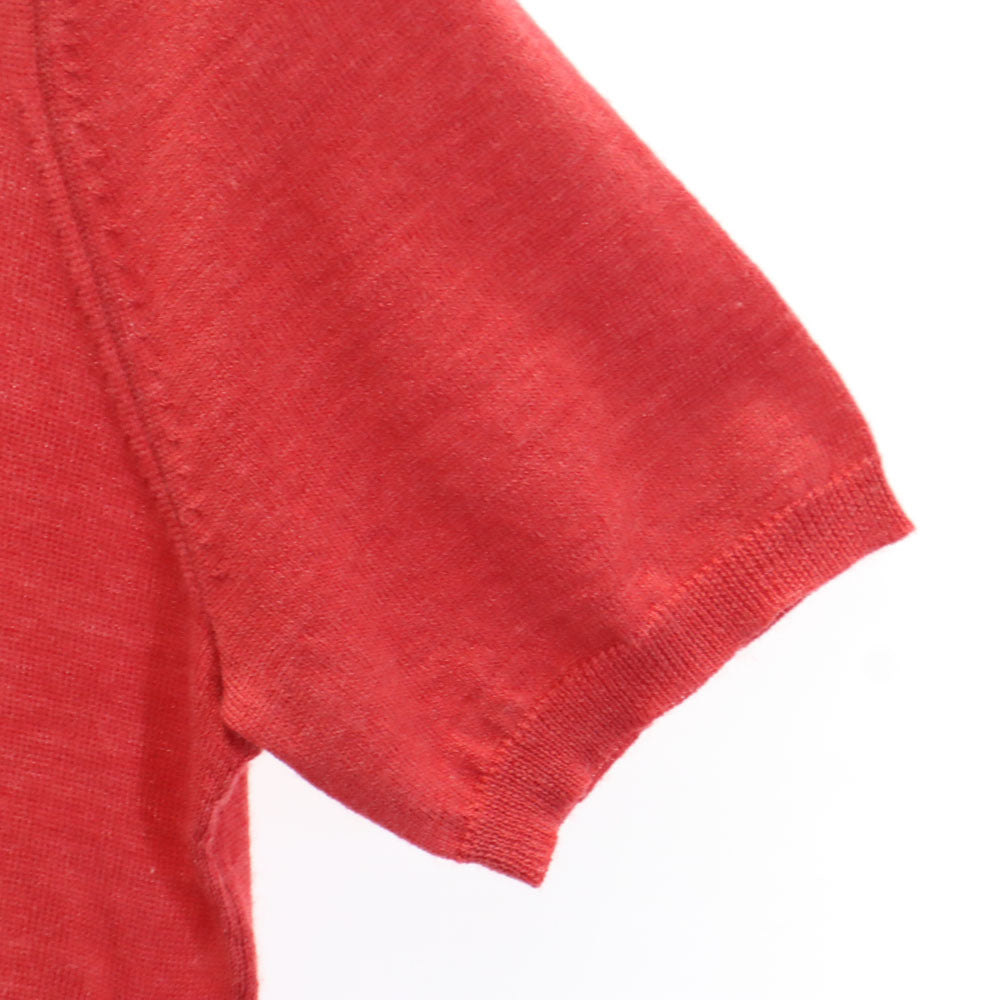 ピーエスポールスミス 半袖 タートルネック ニット M レッド系 PS Paul Smith woman セーター レディース