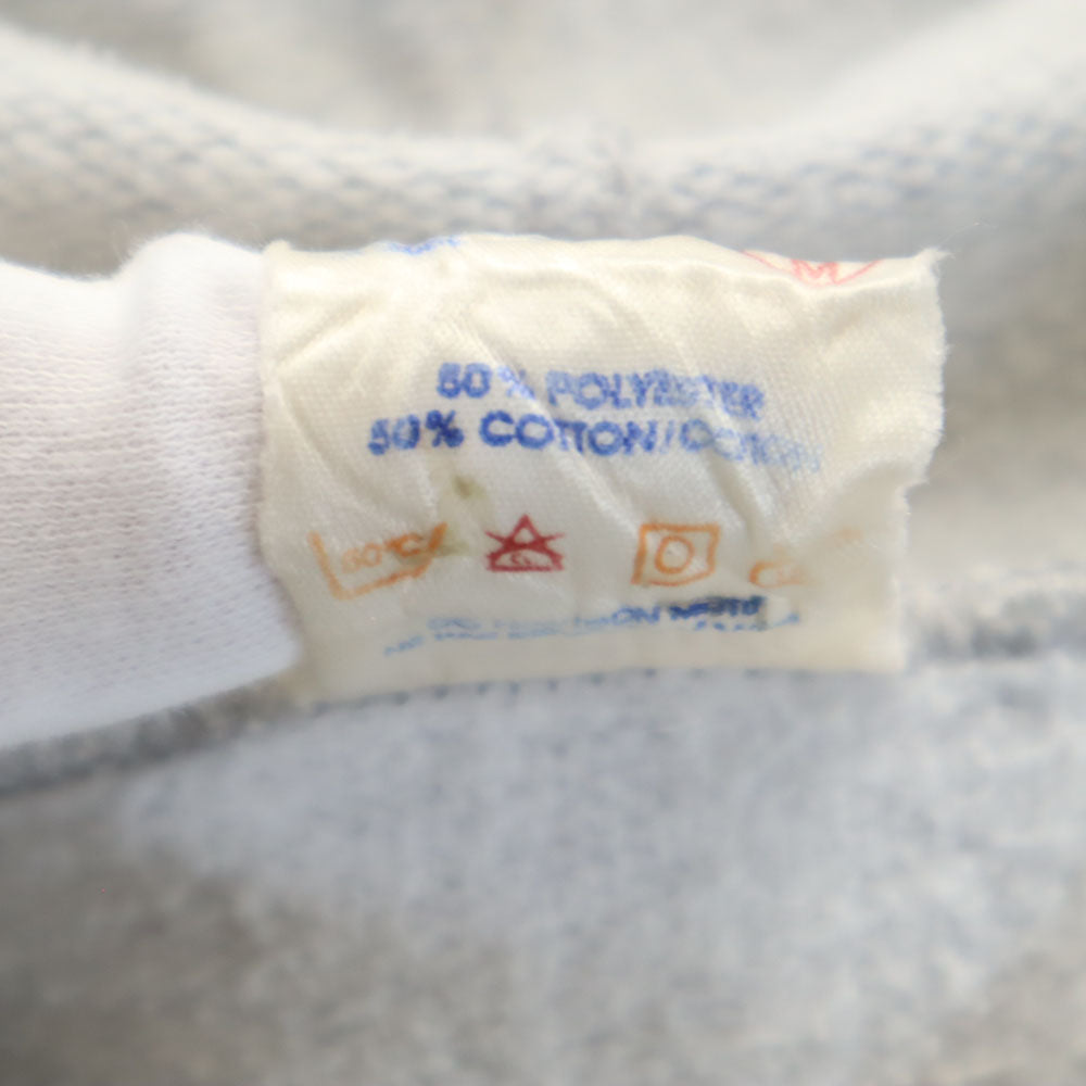 adidas アディダス 90s カナダ製 オールド トレフォイルロゴプリント 長袖 スウェットパーカー M グレー プルオーバー メンズ