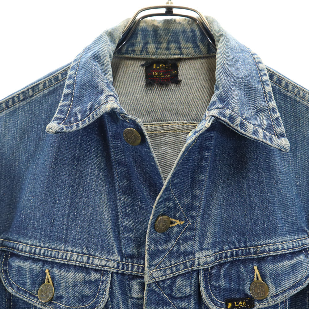 Lee リー 50s ヴィンテージ 101J 赤タグ後期 デニムジャケット 34 ジージャン メンズ