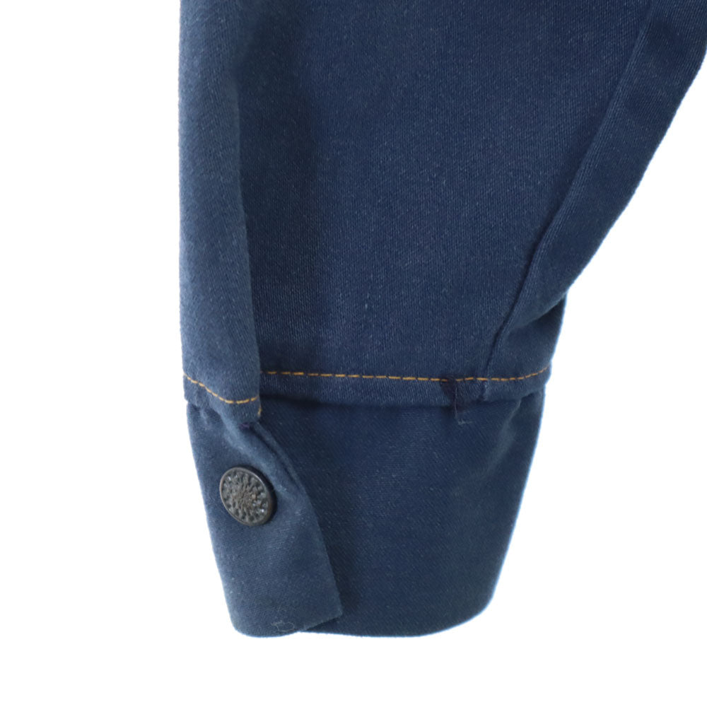 Sears シアーズ 70s ヴィンテージ 長袖 ウエスタンシャツ S ネイビー KINGSROAD メンズ