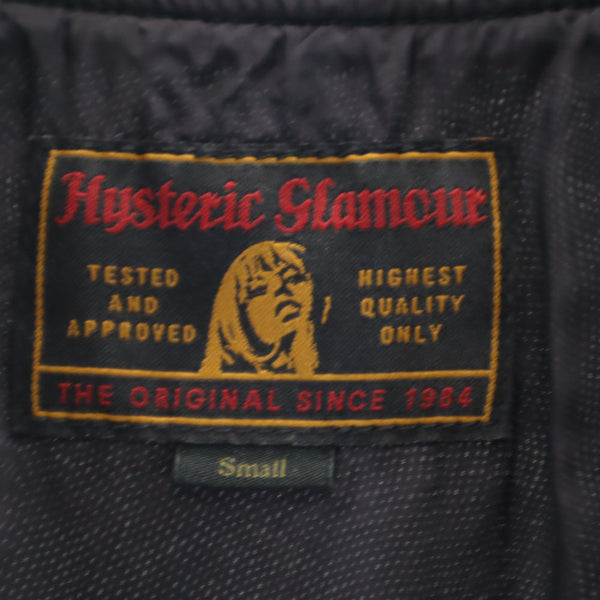 ヒステリックグラマー 日本製 総柄 長袖 ブルゾン S ブラック HYSTERIC GLAMOUR メンズ