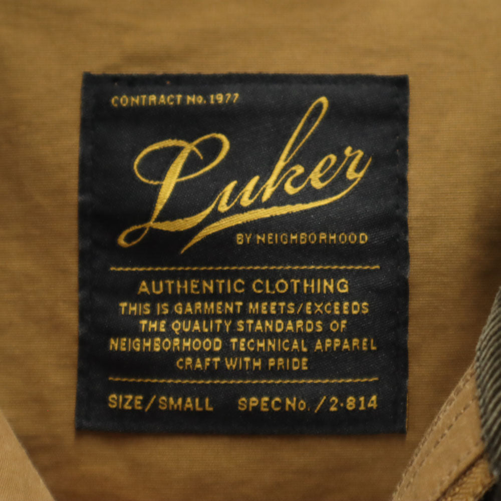 LUKER BY NEIGHBORHOOD ルーカーバイネイバーフッド 日本製 長袖 ジャケット S ブラウン系 メンズ