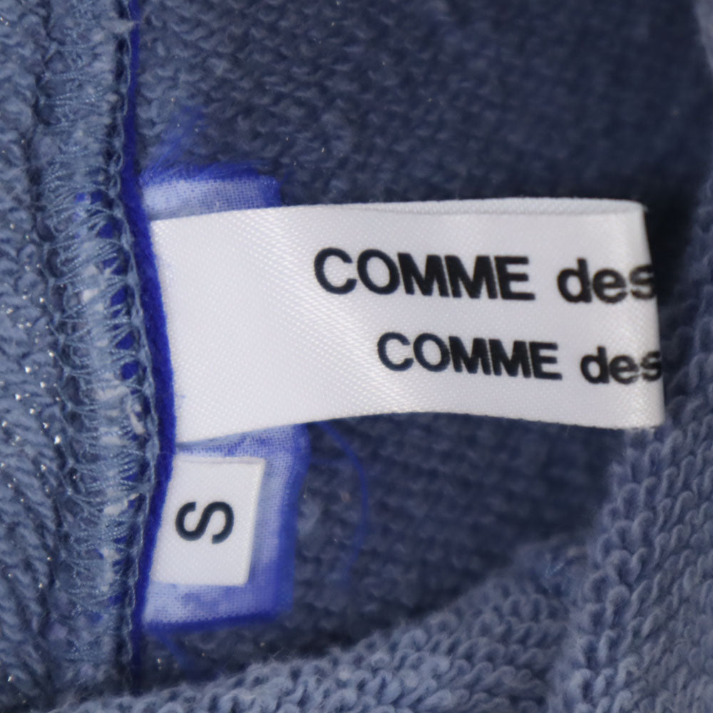 コムデギャルソンコムデギャルソン 2005年 00s 日本製 長袖 インディゴ染め スウェット S ブルーグレー系 Comme des Garcons Comme des Garcons レディース