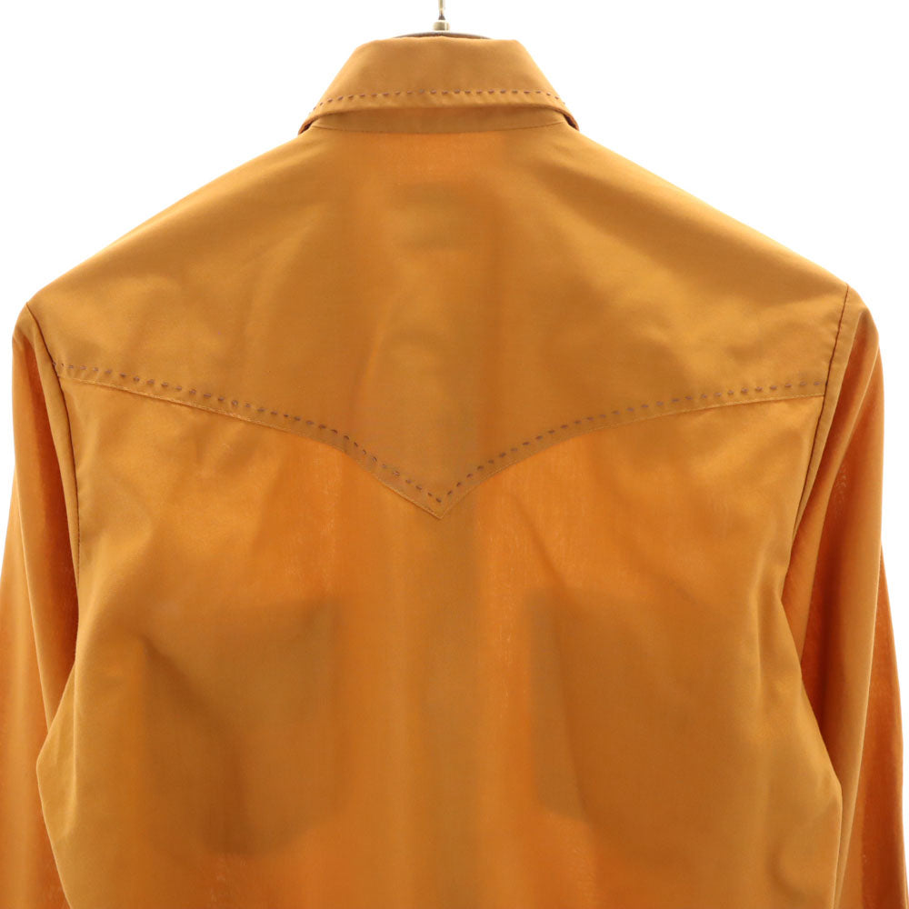 TUP BRAND 70s ヴィンテージ 長袖 ウエスタンシャツ キャメル メンズ