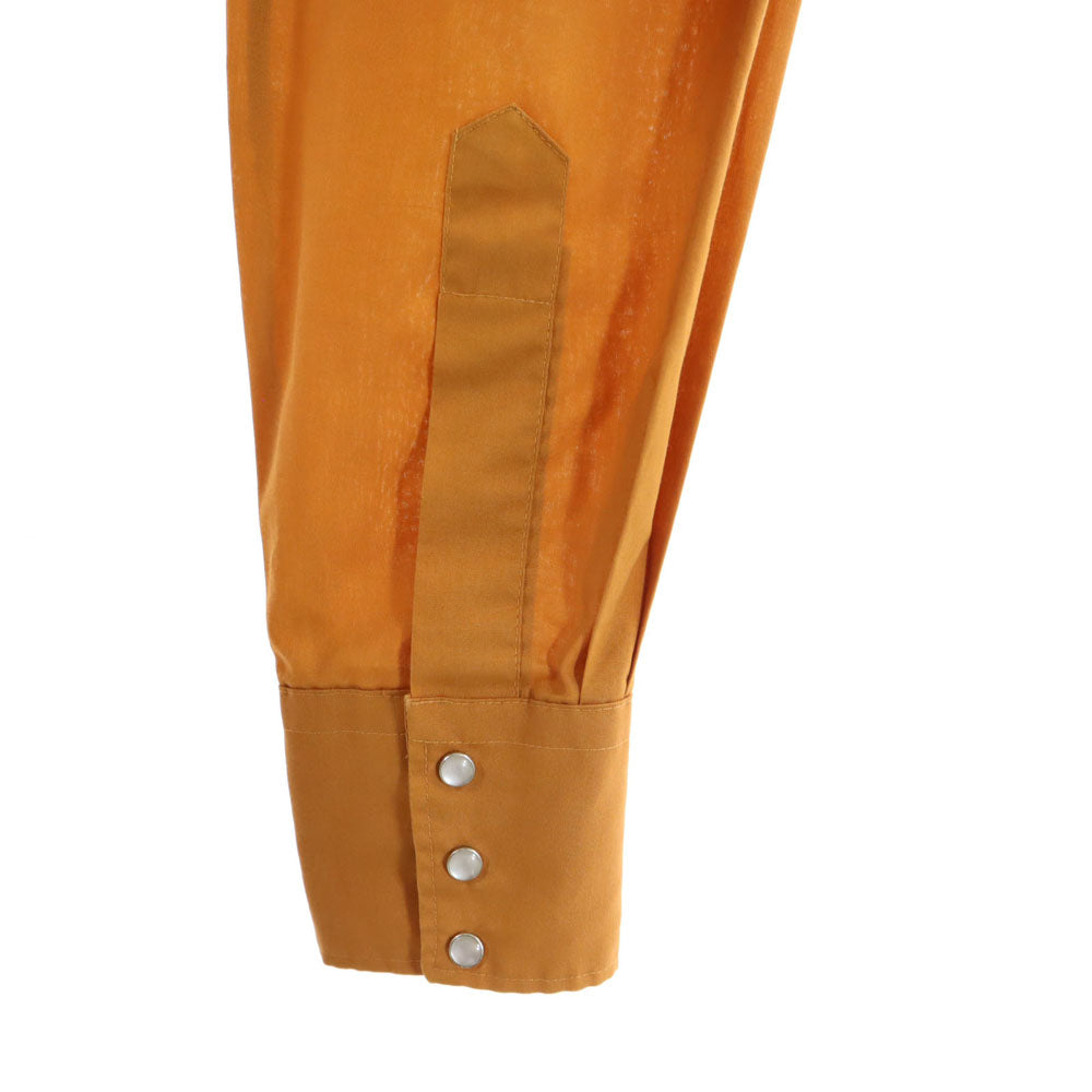 TUP BRAND 70s ヴィンテージ 長袖 ウエスタンシャツ キャメル メンズ