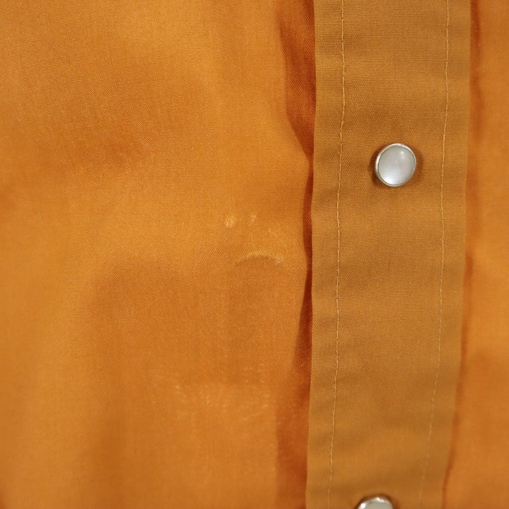 TUP BRAND 70s ヴィンテージ 長袖 ウエスタンシャツ キャメル メンズ