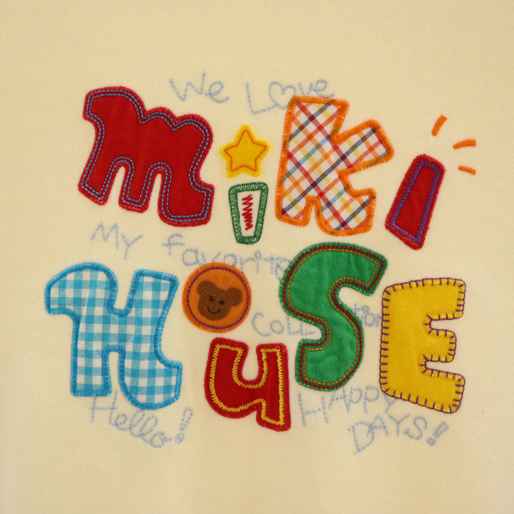 mikihouse ミキハウス 日本製 長袖 スウェット トレーナー LM イエロー系 メンズ