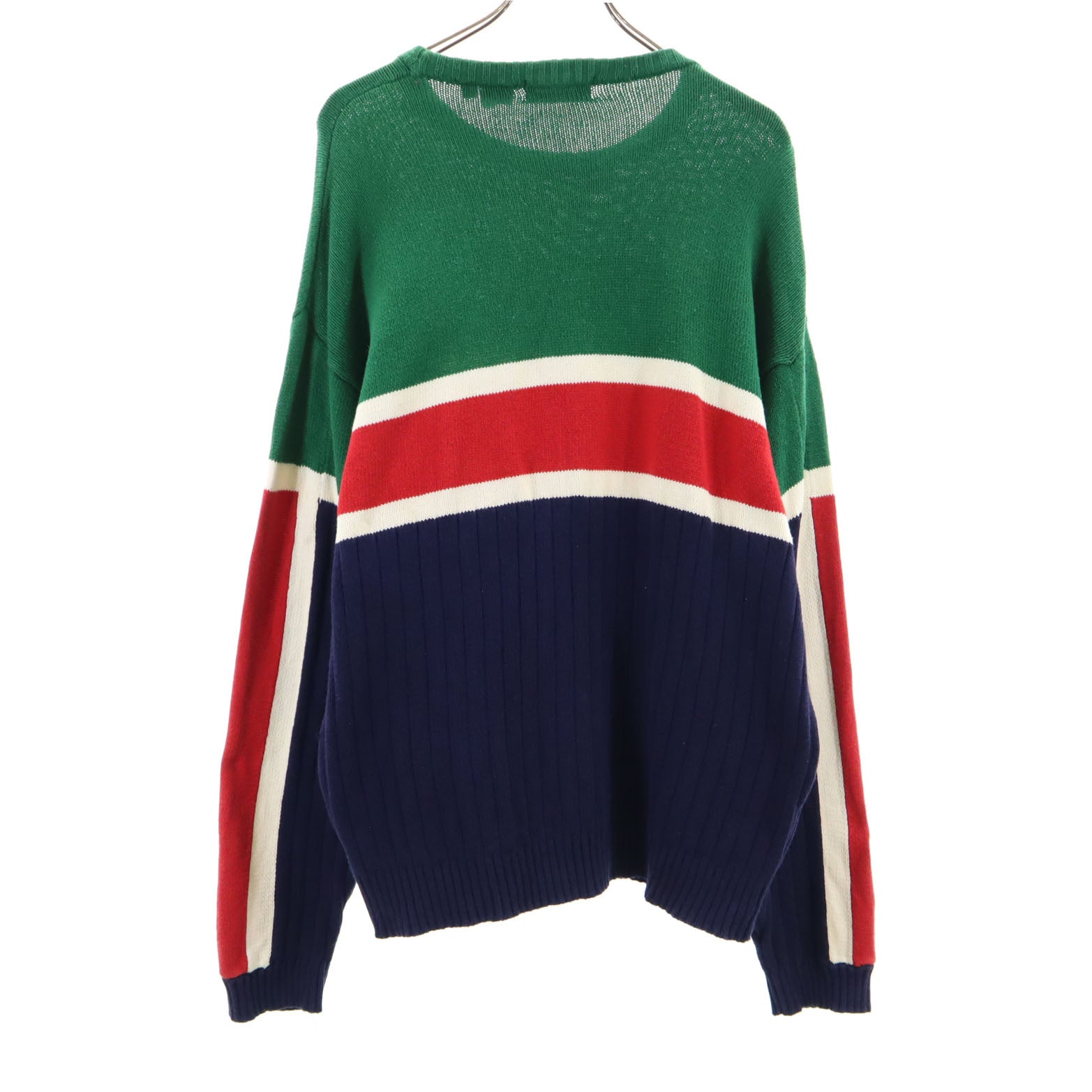 フィラスポーツ 90s オールド 長袖 セーター M グリーン 他 ニット メンズ