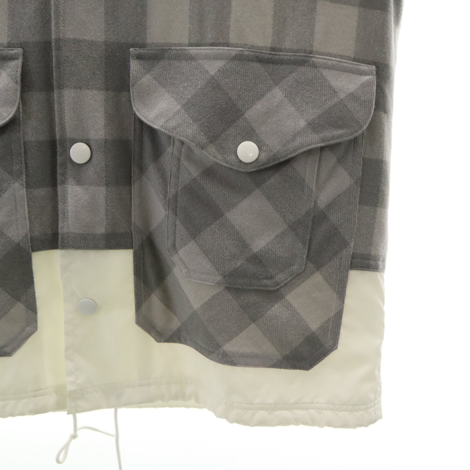 GANRYU COMME des GARCONS ガンリュウコムデギャルソン 2014年 日本製 コーチジャケット S グレー ブルゾン メンズ