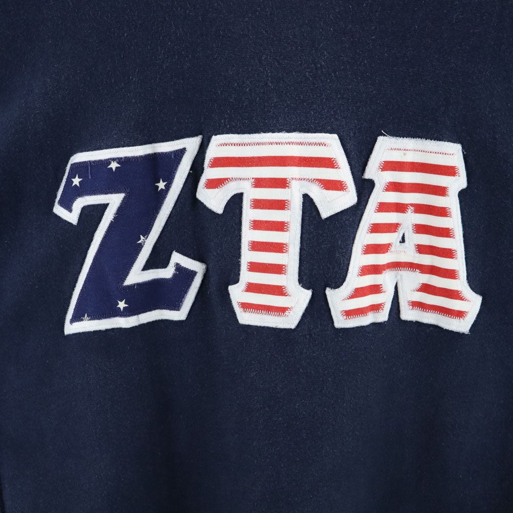 Champion チャンピオン 90s USA製 オールド 刺繍タグ カレッジ 長袖 リバースウィーブ スウェット トレーナー XL ネイビー 裏起毛 ZTA メンズ