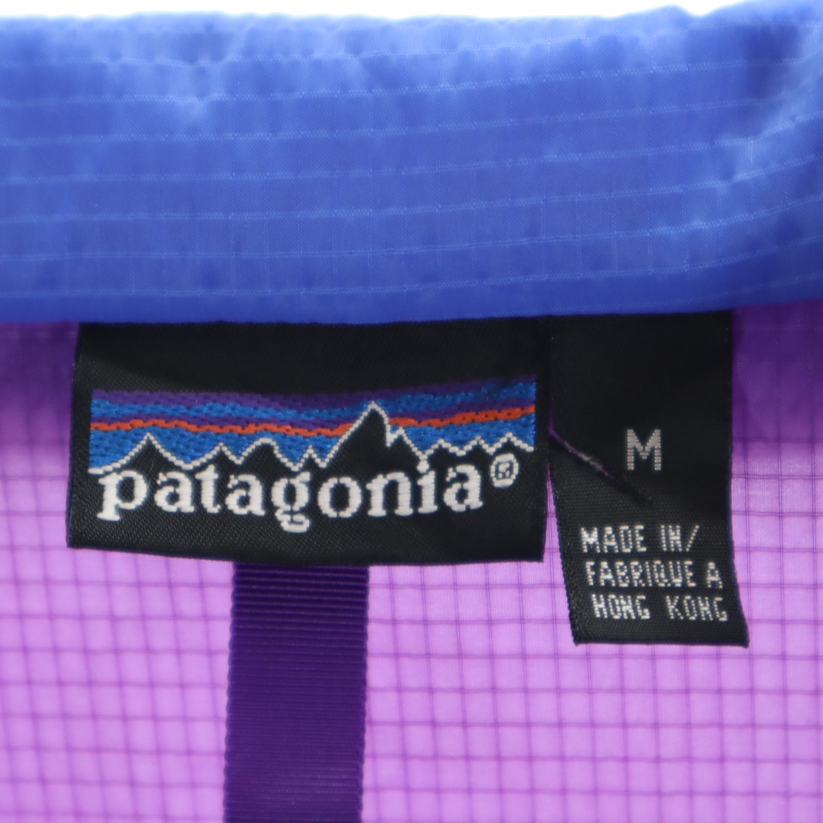 patagonia パタゴニア アウトドア ハーフジップ ナイロンジャケット M パープル プルオーバー メンズ