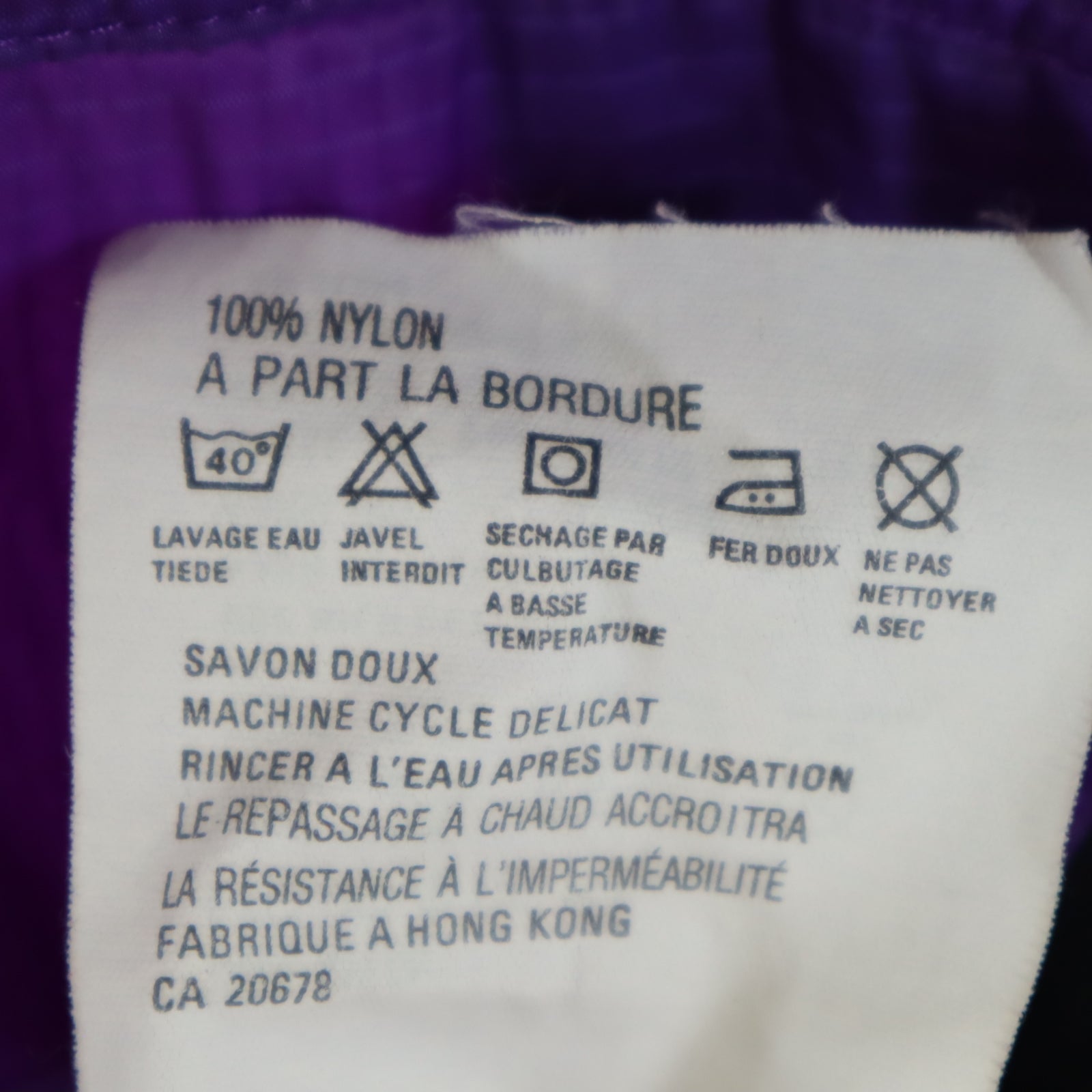 patagonia パタゴニア アウトドア ハーフジップ ナイロンジャケット M パープル プルオーバー メンズ