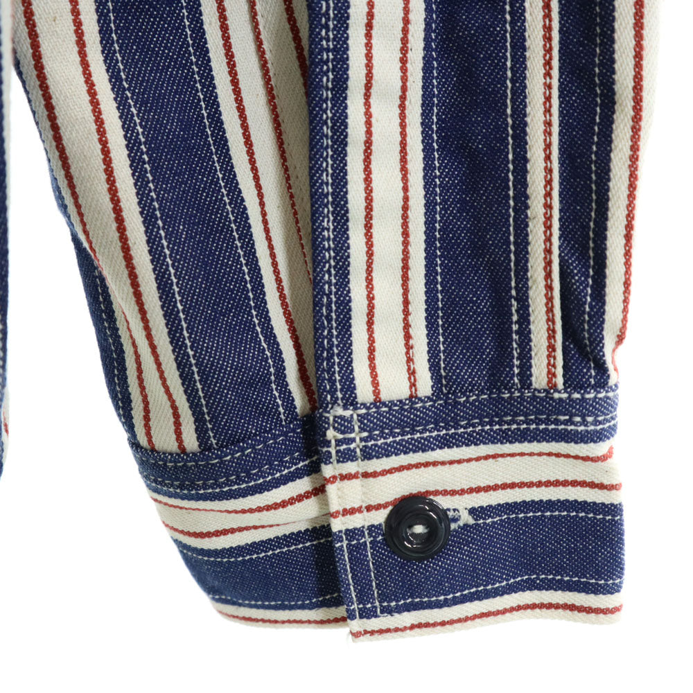 ザリアルマッコイズ 長袖 デニムシャツ 14 ブルー The REAL McCOY'S メンズ