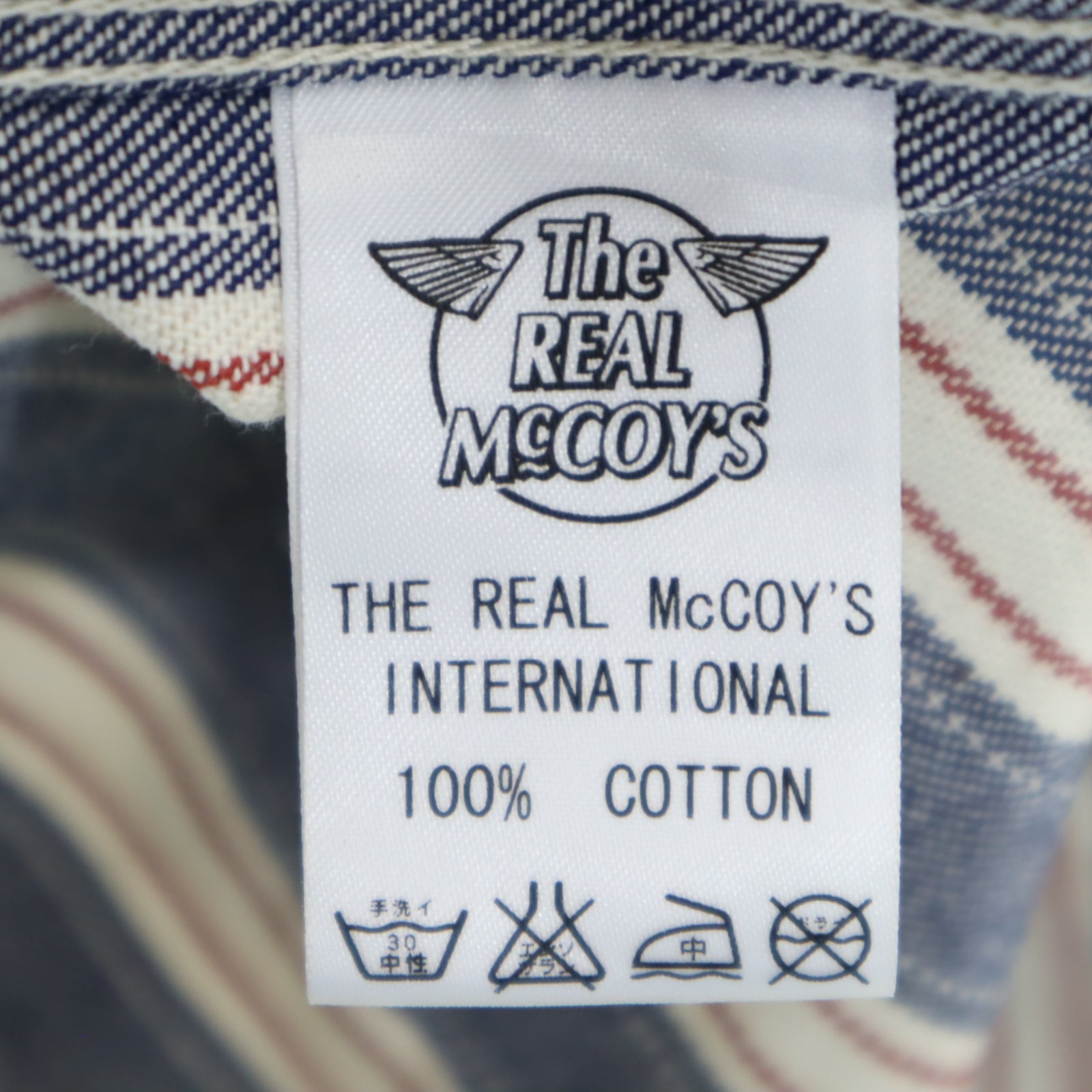 ザリアルマッコイズ 長袖 デニムシャツ 14 ブルー The REAL McCOY'S メンズ