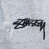 ステューシー 長袖 スウェットパーカー M グレー STUSSY ハーフボタン メンズ