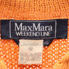 マックスマーラ 長袖 セーター M オレンジ MAX MARA ニット ハーフジップ レディース