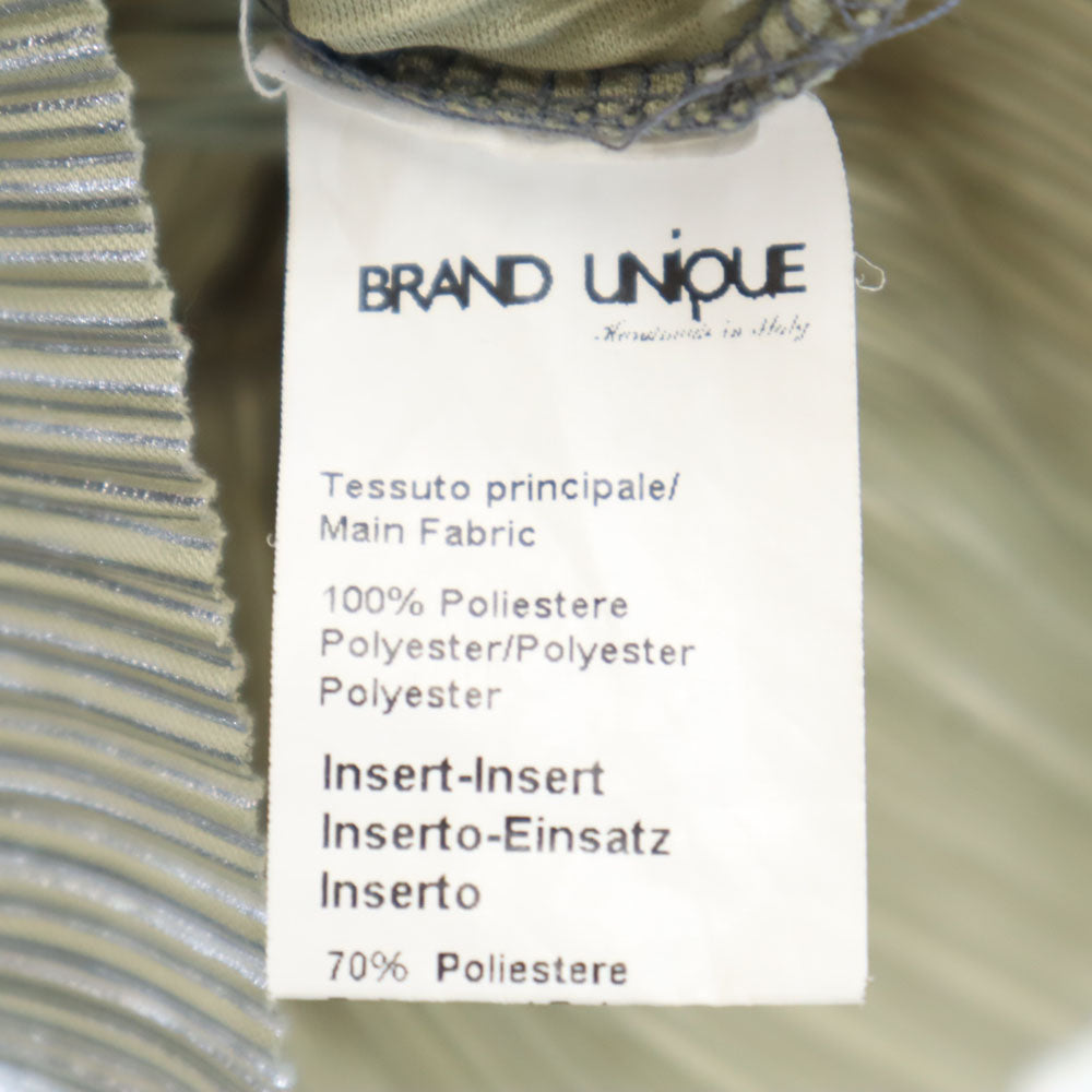 ブランドユニーク 7分袖 シャツ ブルー系 レディース