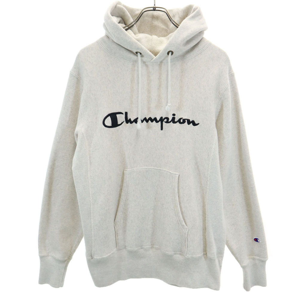 Champion チャンピオン 青単 復刻 長袖 リバースウィーブ スウェットパーカー M グレー 裏起毛 メンズ