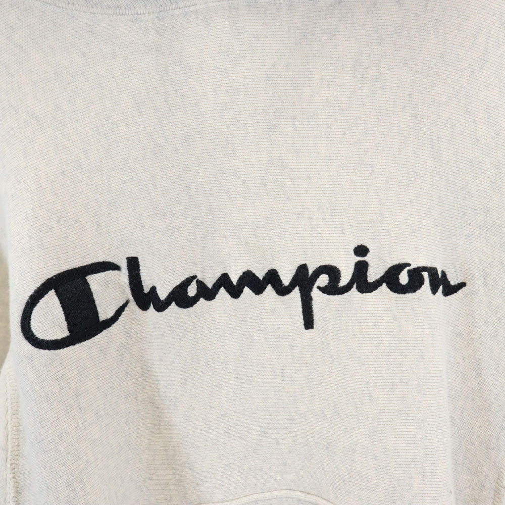 Champion チャンピオン 青単 復刻 長袖 リバースウィーブ スウェットパーカー M グレー 裏起毛 メンズ