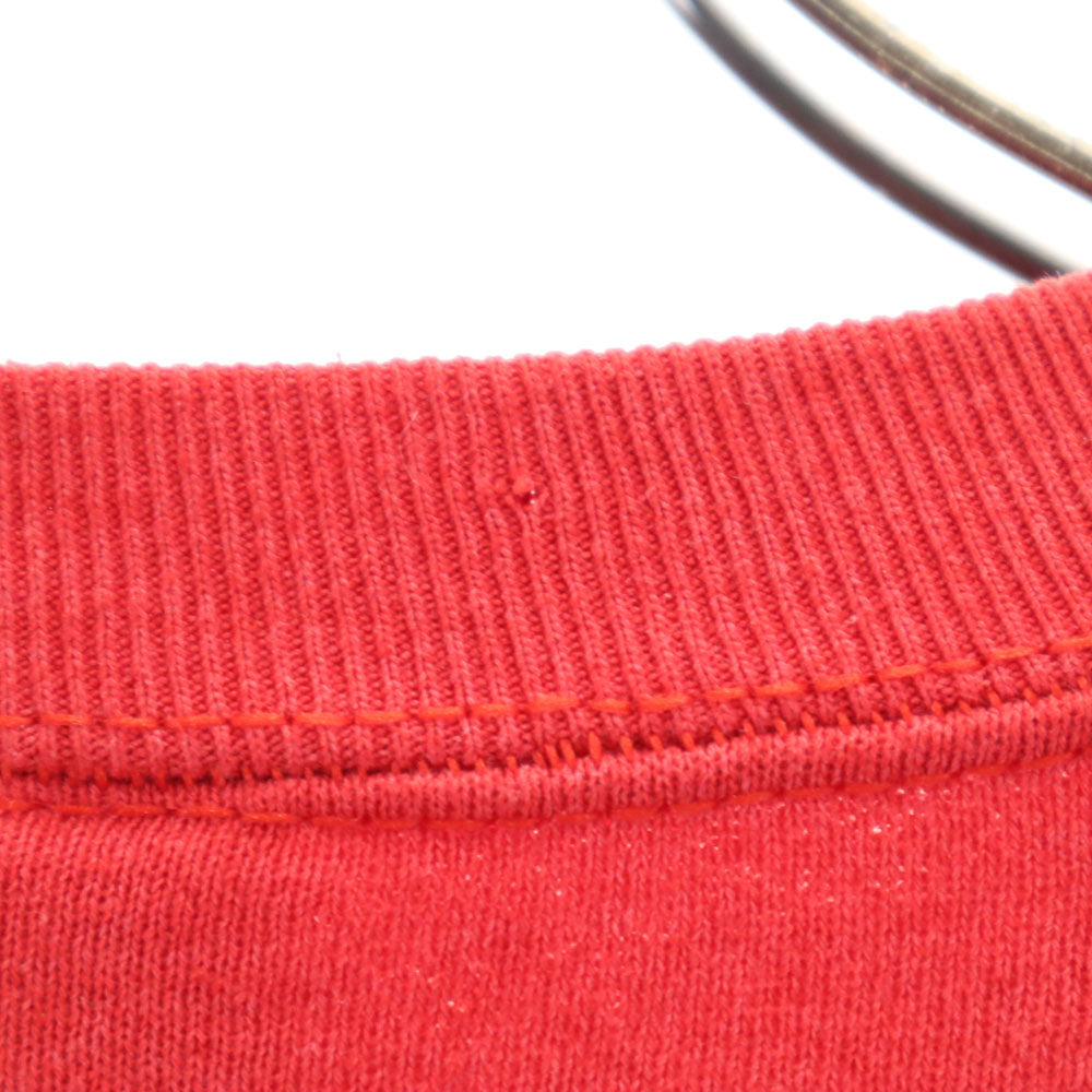 ミッキーアンドコー 90s USA製 オールド 青タグ 長袖 スウェット トレーナー L レッド mickey & co. Disney ディズニー メンズ