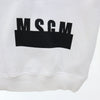 エムエスジーエム 長袖 スウェットパーカー S ホワイト MSGM 裏起毛 メンズ