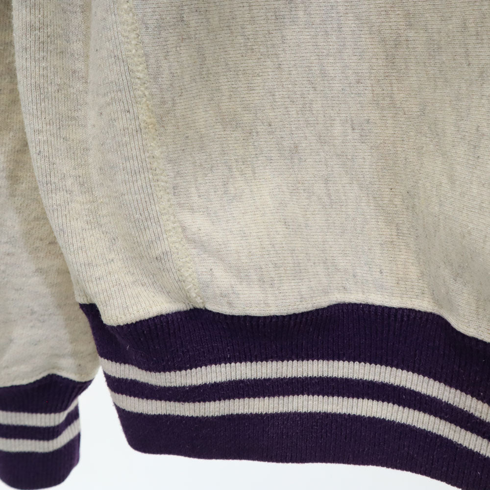 Champion チャンピオン 90s USA製 刺繍タグ NBA 長袖 リバースウィーブ スウェット トレーナー L アイボリー系 裏起毛 メンズ